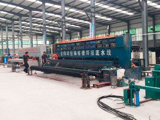 全自動經編格柵焊接流水線